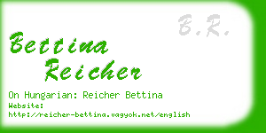 bettina reicher business card